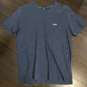 Boss Men's Dark Blue Short Sleeve Tee